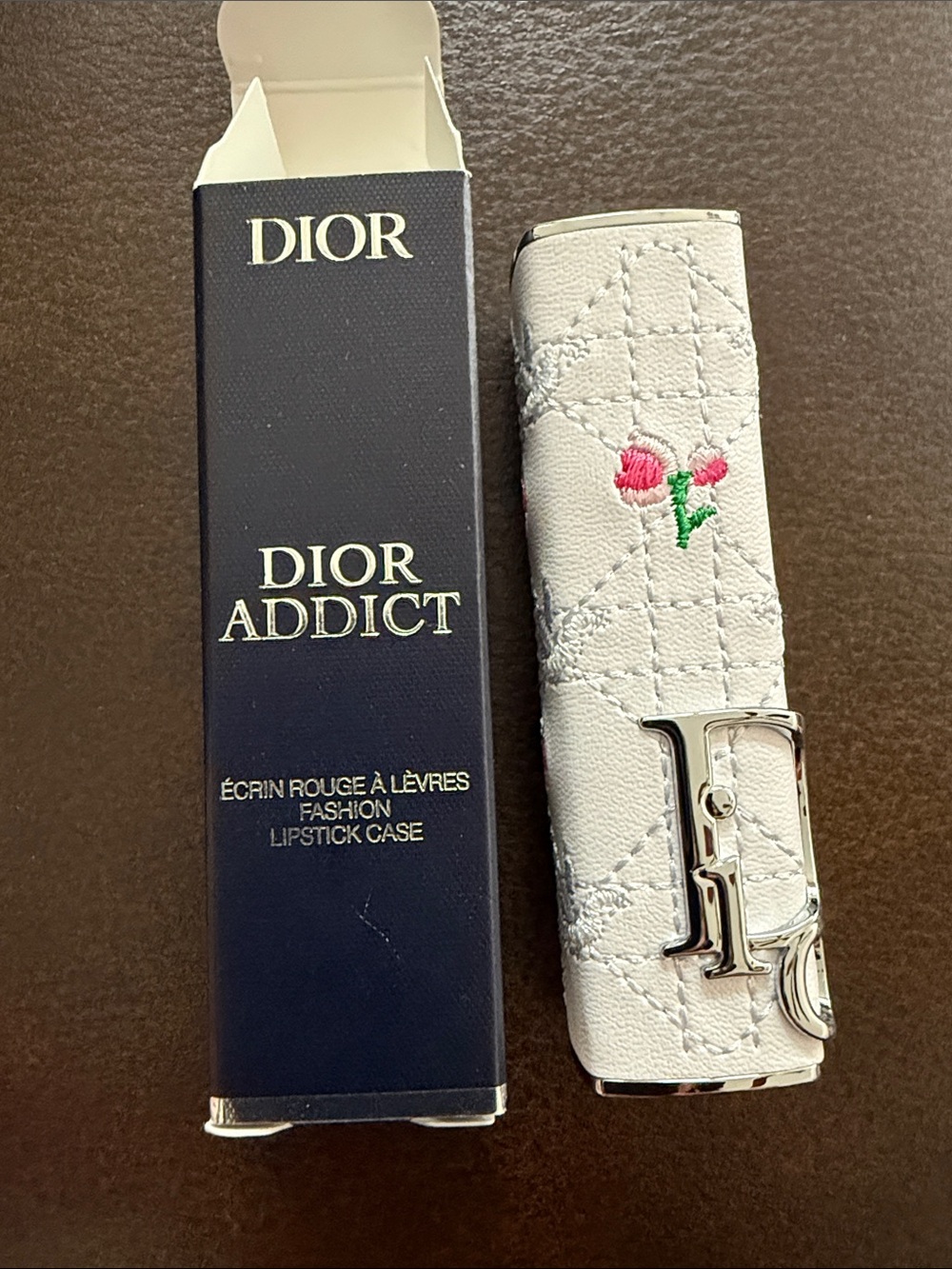Dior Addict Limited edition lipstick case Flowery Cannage